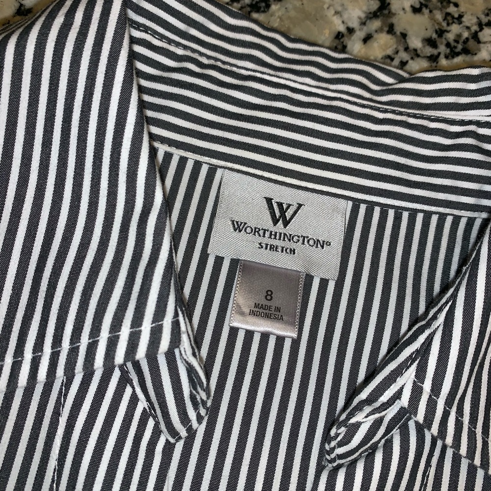 Striped button down - Picture 2 of 3